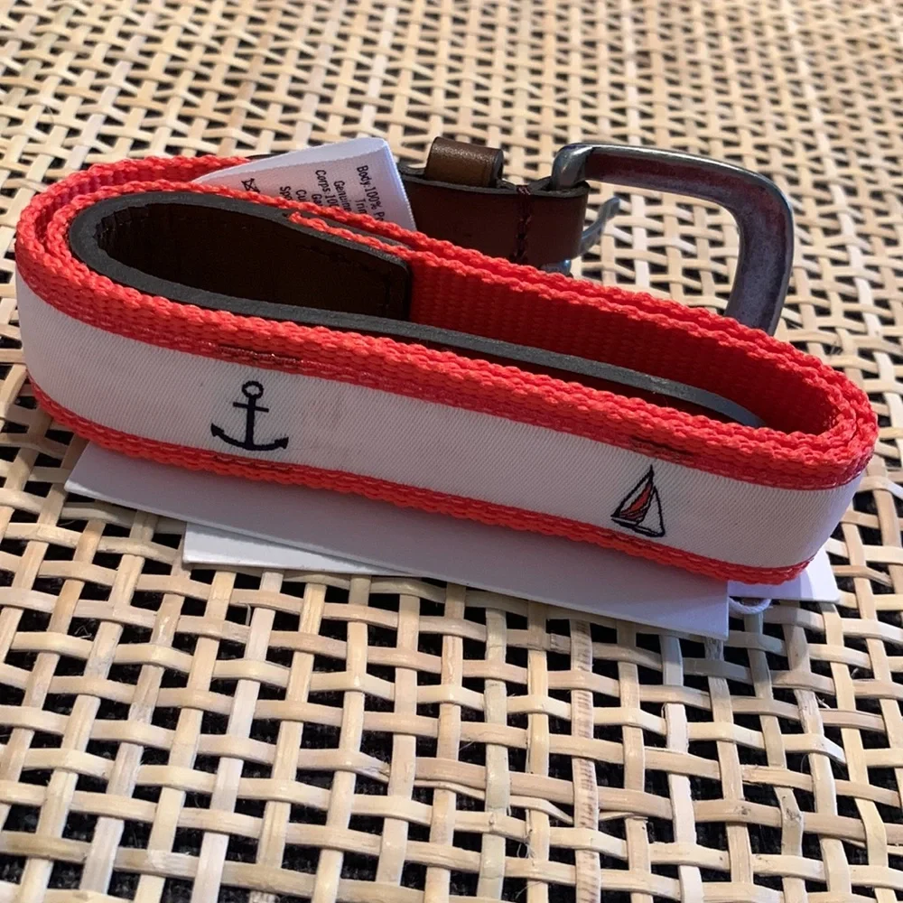 Janie and Jack Toddler Boys Nautical Theme Belt